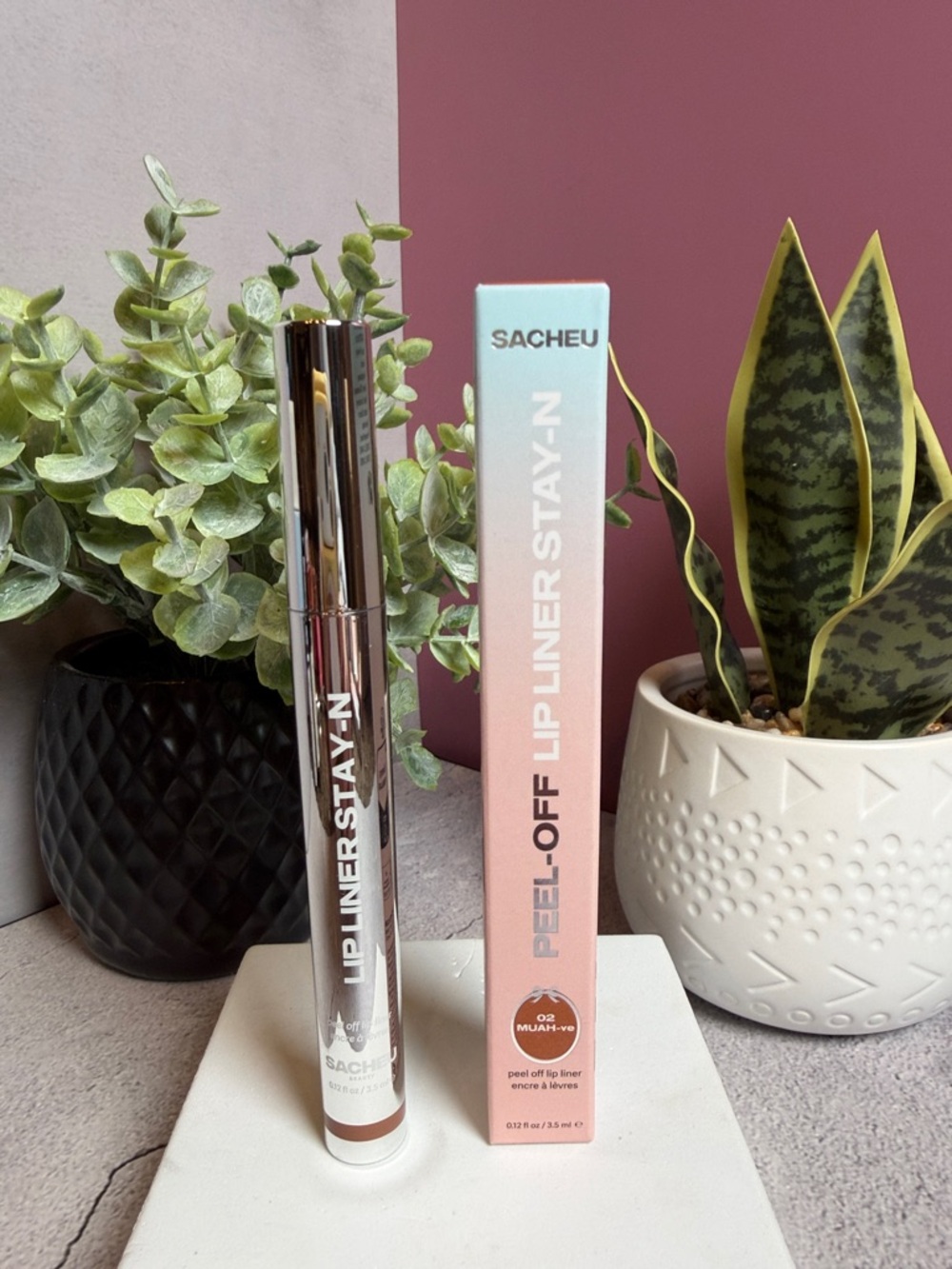 SACHEU Peel-Off Lip Liner Stay-N in Mauve